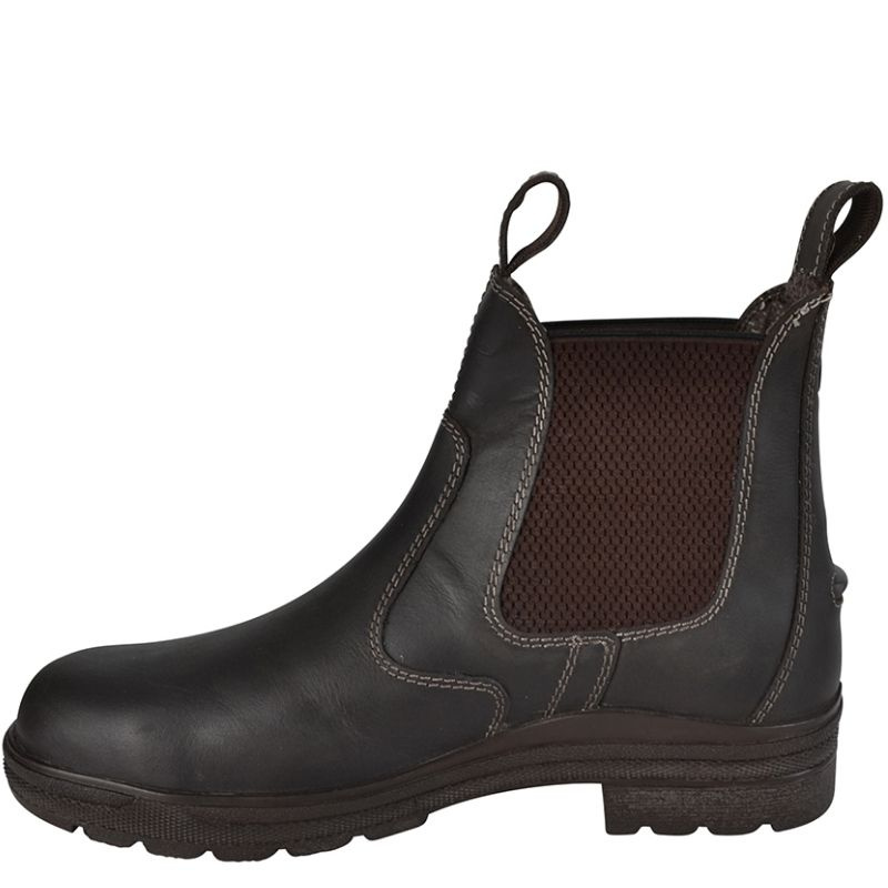 Jodhpur Boots HS Leather Steel Toe Brown