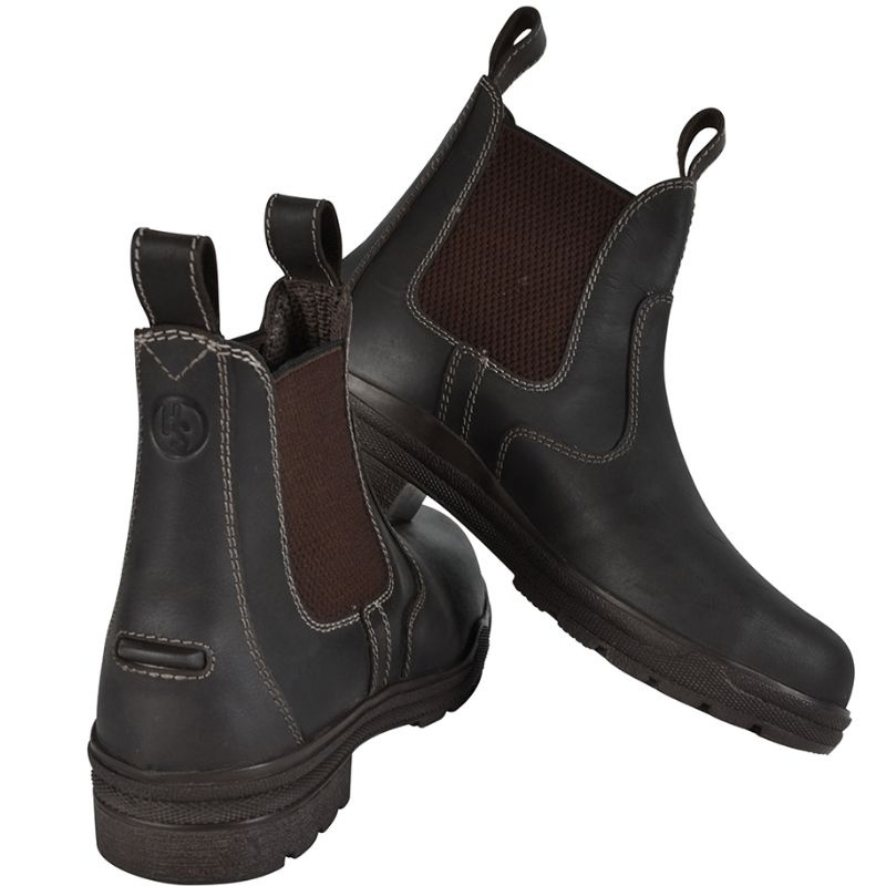 Jodhpur Boots HS Leather Steel Toe Brown