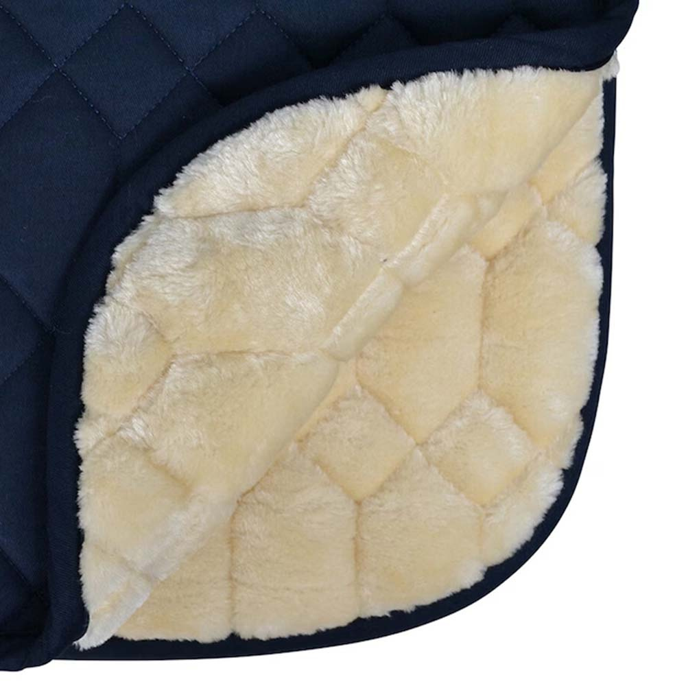 Dressage Saddle Pad HS Sheeplike Navy Blue
