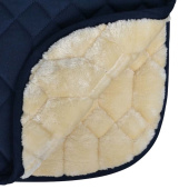 Dressage Saddle Pad HS Sheeplike Navy Blue Dressage Saddle Pad HS Sheeplike Navy Blue