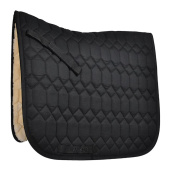 Dressage Saddle Pad HS Sheeplike Black Dressage Saddle Pad HS Sheeplike Black