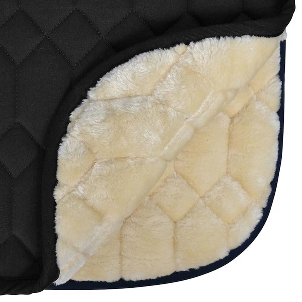 Dressage Saddle Pad HS Sheeplike Black