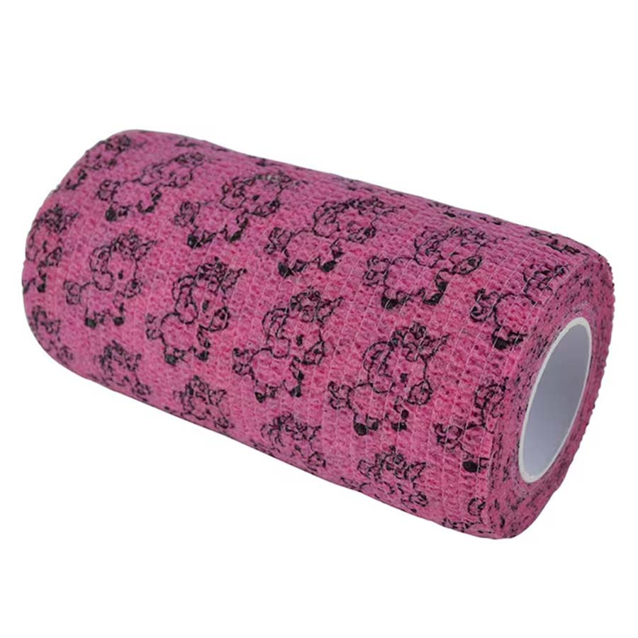 Self-adhesive Bandage Flex HS Elastic Unicorns Pink