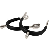 Spurs HS Rubber-Coated 15mm Black/Silver Spurs HS Rubber-Coated 15mm Black/Silver