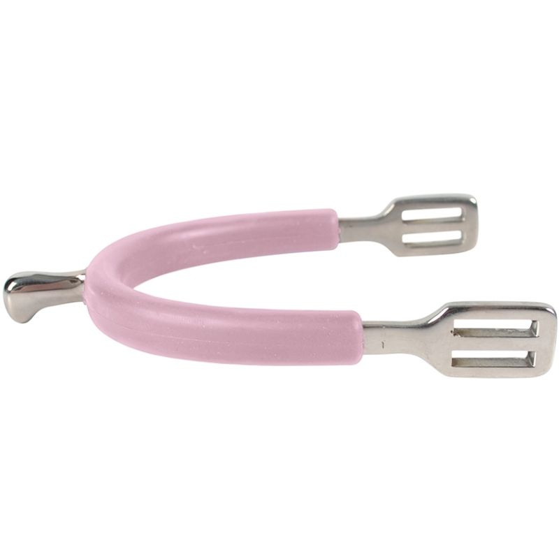 Spurs HS Rubber-Coated 15mm Pink/Silver