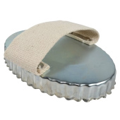 Curry Comb Metall Oval Brown Curry Comb Metall Oval Brown