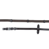 Web Reins with Reflective Details HS Brown Web Reins with Reflective Details HS Brown