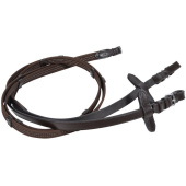 Web Reins with Reflective Details HS Brown Web Reins with Reflective Details HS Brown