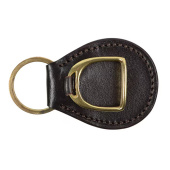 Keychain HS Stirrup Plate Brown/Gold Keychain HS Stirrup Plate Brown/Gold