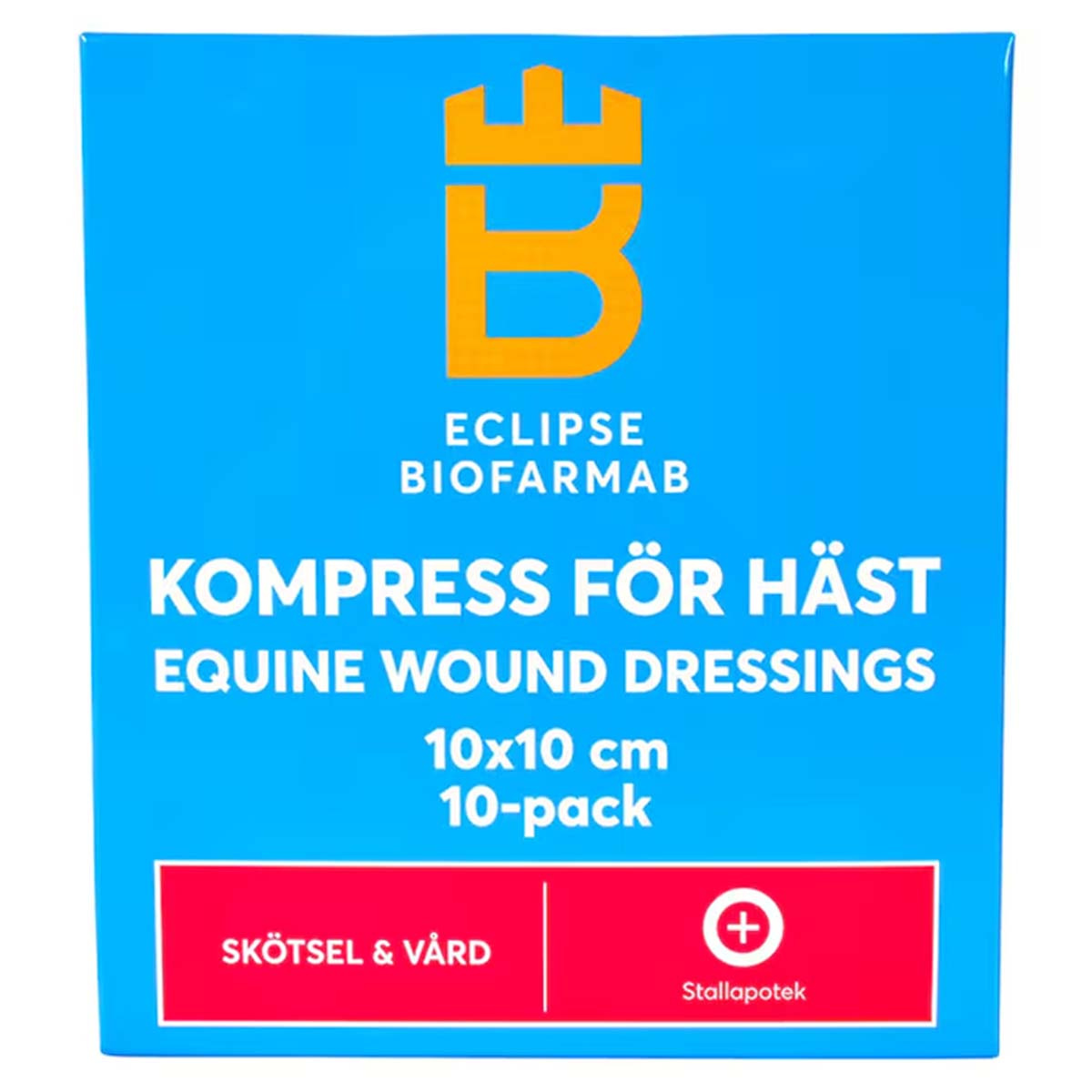 Sterile Compress for Horse 10-pack White 10x10 cm