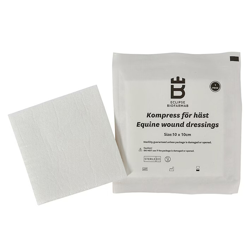 Sterile Compress for Horse 10-pack White 10x10 cm