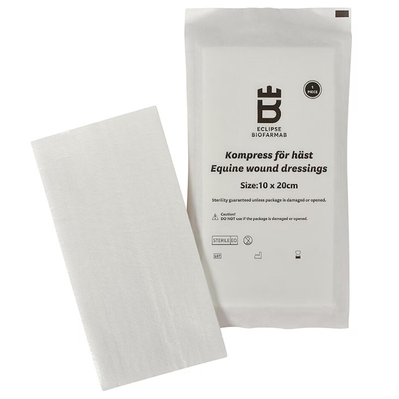 Sterile Compress for horse 5-pack White 10x20 cm