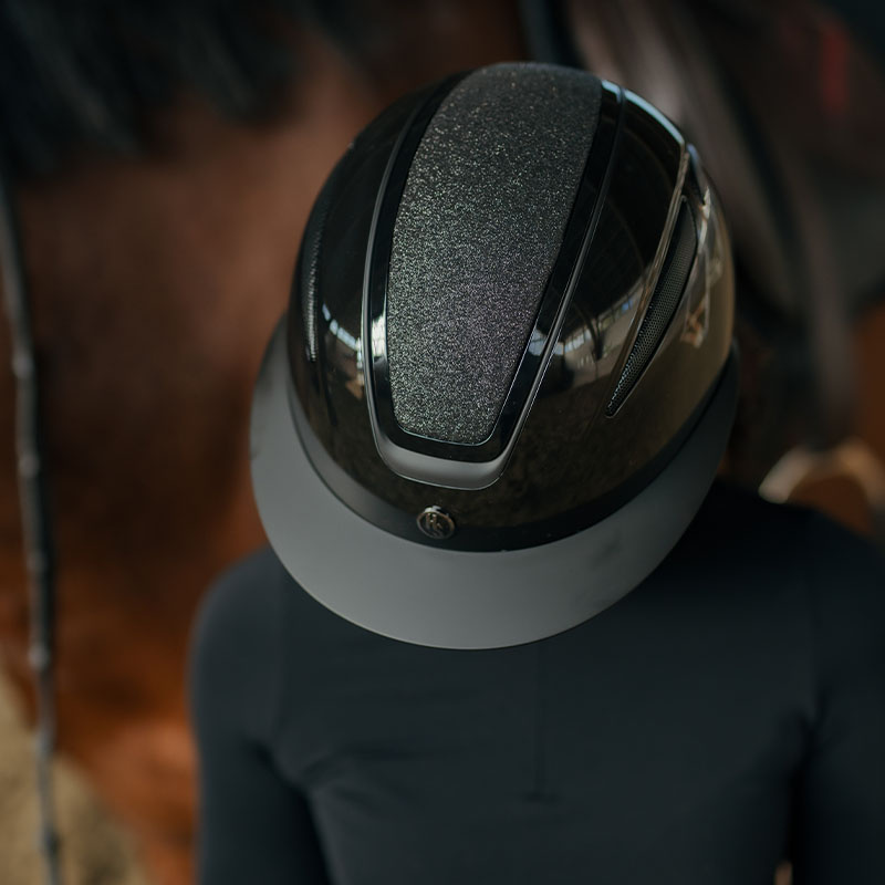 Riding Helmet HS MIPS Air Shiny Black
