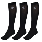 Riding Socks HS Nailon 3-pack Black Riding Socks HS Nailon 3-pack Black