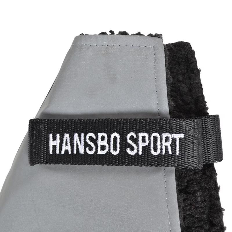 Stirrup Reflector HS Teddy-Lined Black/Silver