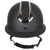 Riding Helmet HS Victory Glimmer Black Riding Helmet HS Victory Glimmer Black