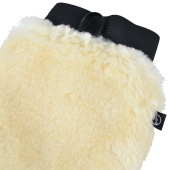 Grooming Glove HS Faux Fur Creme Grooming Glove HS Faux Fur Creme