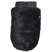 Grooming Glove HS Faux Fur Black Grooming Glove HS Faux Fur Black
