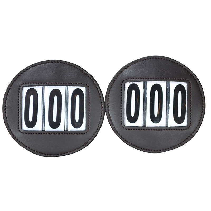 Number tag HS Vegan Leather 2-pack Brown