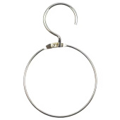 Hanging Ring with Hook HS Silver Hanging Ring with Hook HS Silver