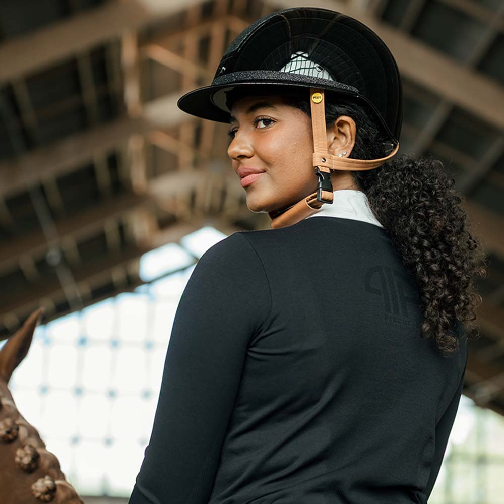 Riding Helmet HS MIPS Vision Shiny Star Black