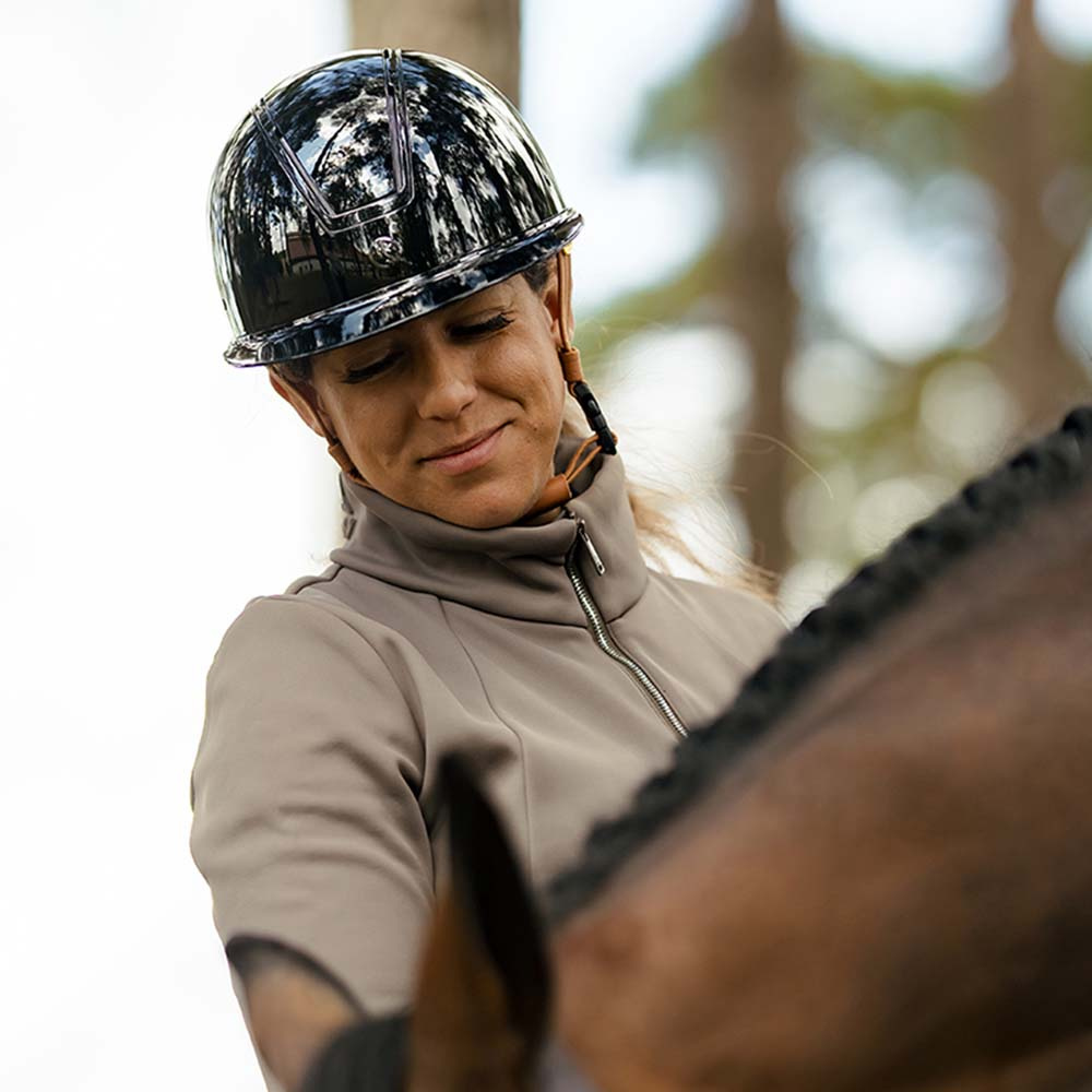 Riding Helmet HS MIPS Vision Shiny Gem Black