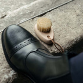 Shoe Brush Mini Brown Shoe Brush Mini Brown