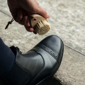 Shoe Brush Mini Brown Shoe Brush Mini Brown