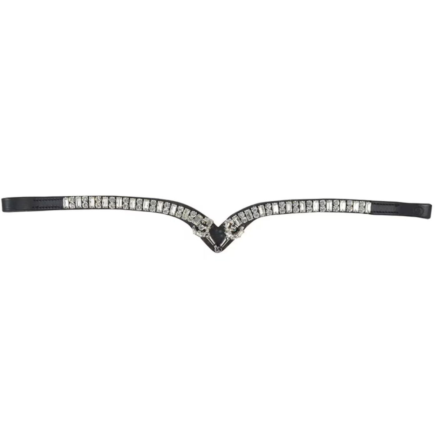  Browband HS Bit & Rhinestones Black