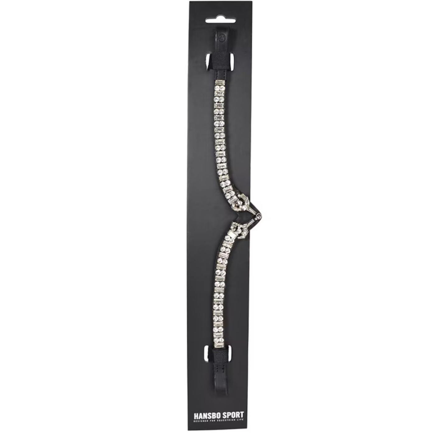  Browband HS Bit & Rhinestones Black