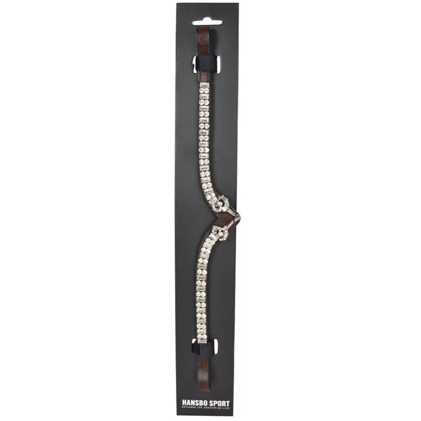  Browband HS Bit & Rhinestones Brown