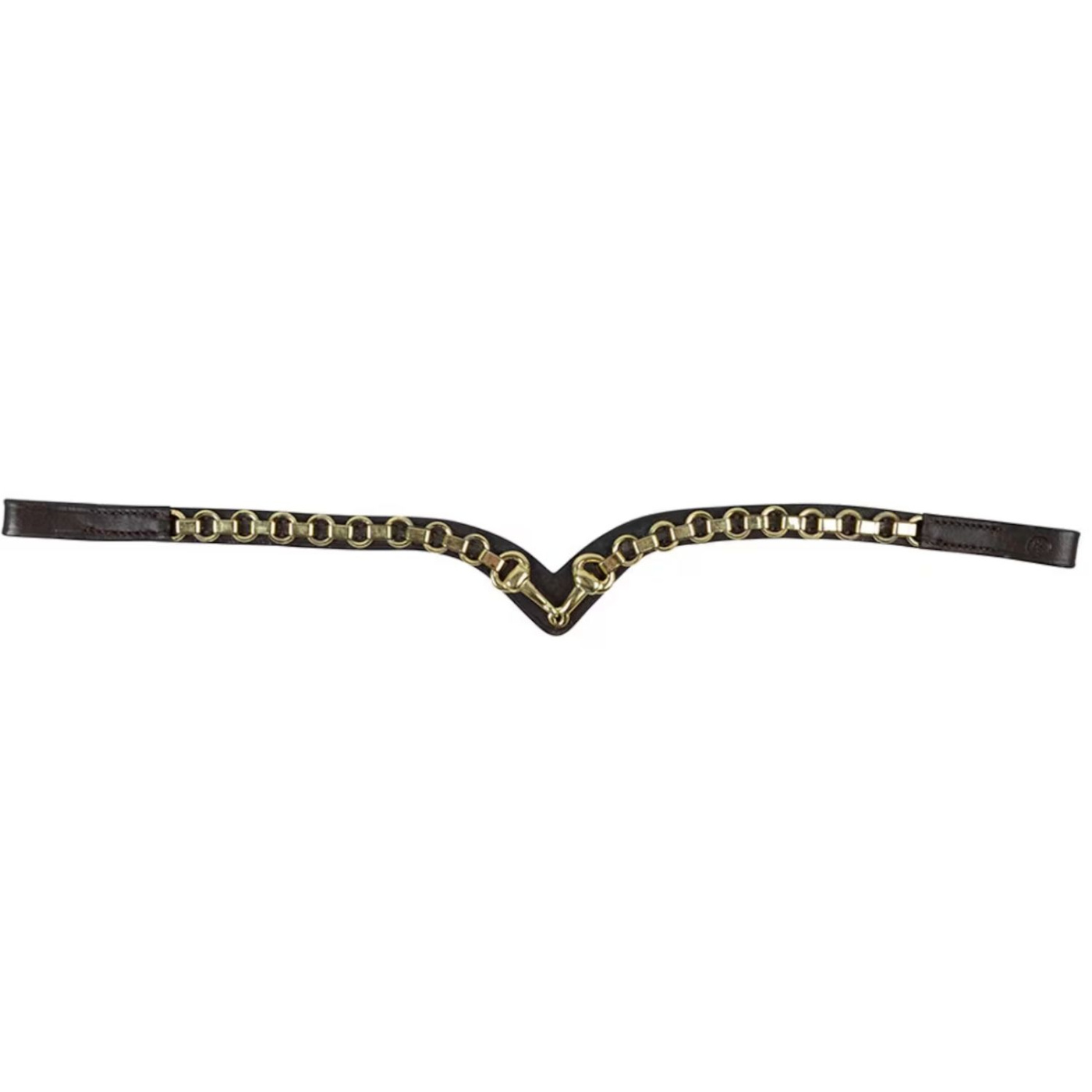 Browband HS Bit Gold Brown