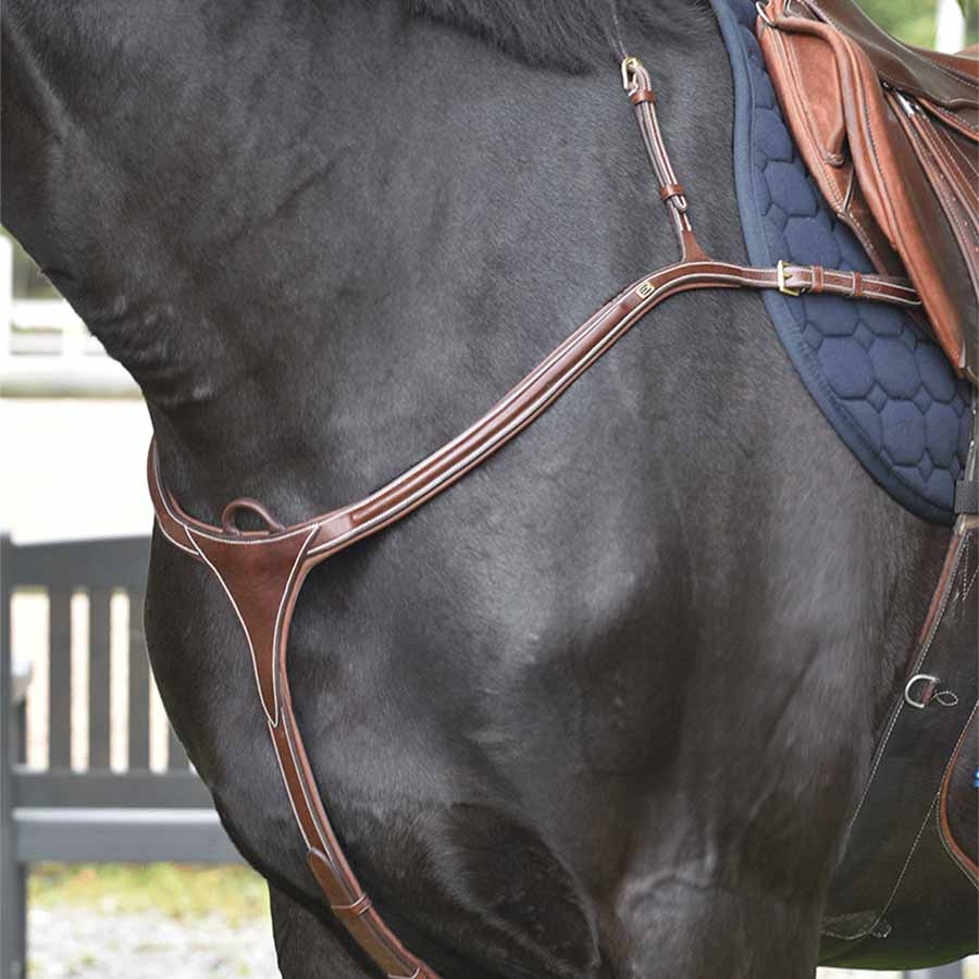 Breastplate E-logo Brown/Brass