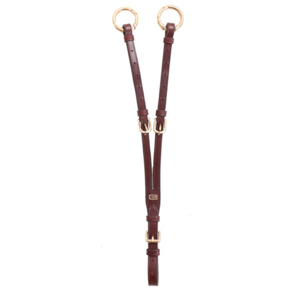 Short Martingale E-logo with Openable Rings Brown/Brass