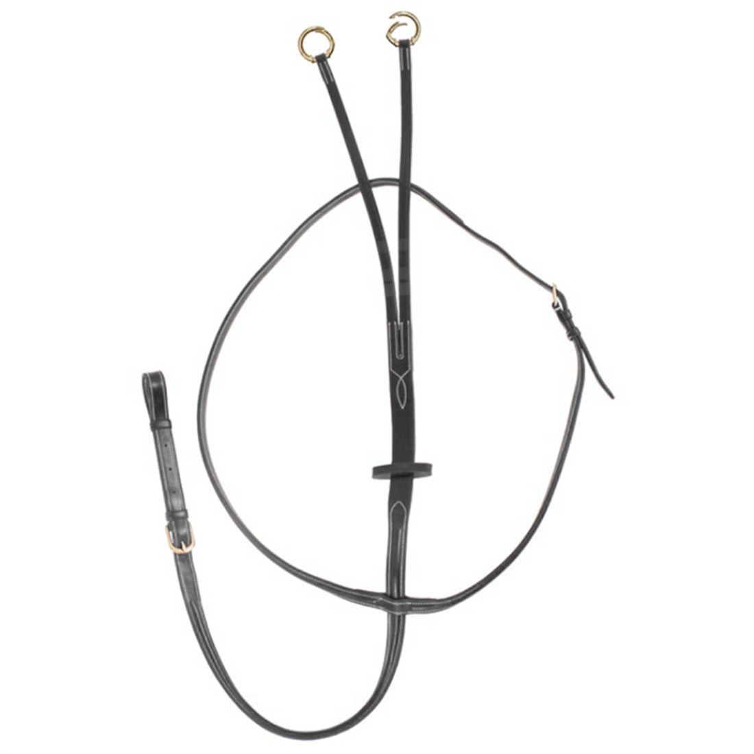 Martingale E-logo with Openable Rings Black/Brass