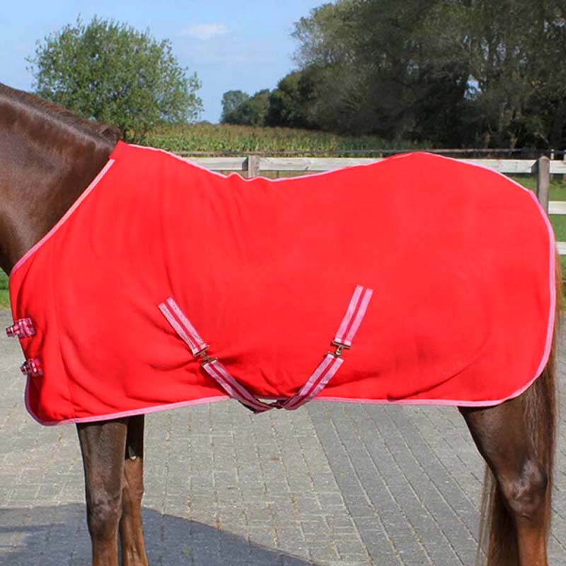 Fleece Rug Color Red