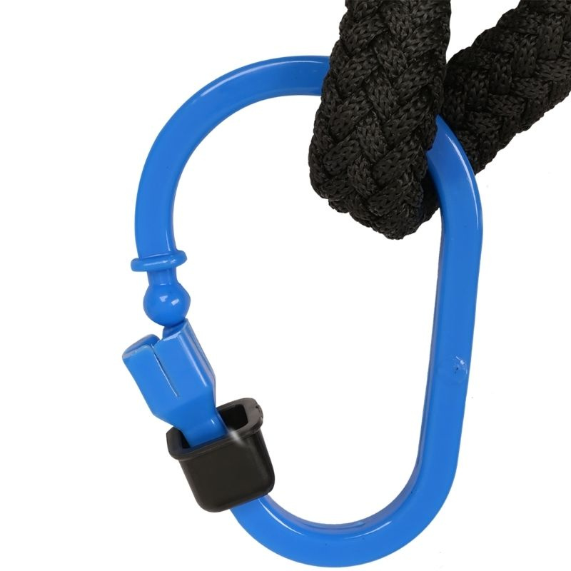 Safety Lock Snap Hook 2-pack Blue