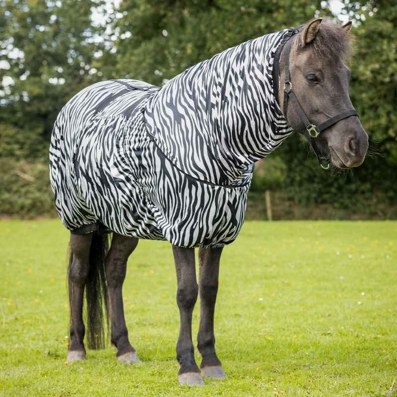 Sweet Itch Rug Icelandic UV-Protection Zebra Black/White