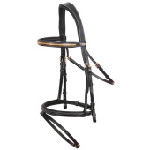 Bridle Thamar E-logo Clincher Black/Brass Bridle Thamar E-logo Clincher Black/Brass