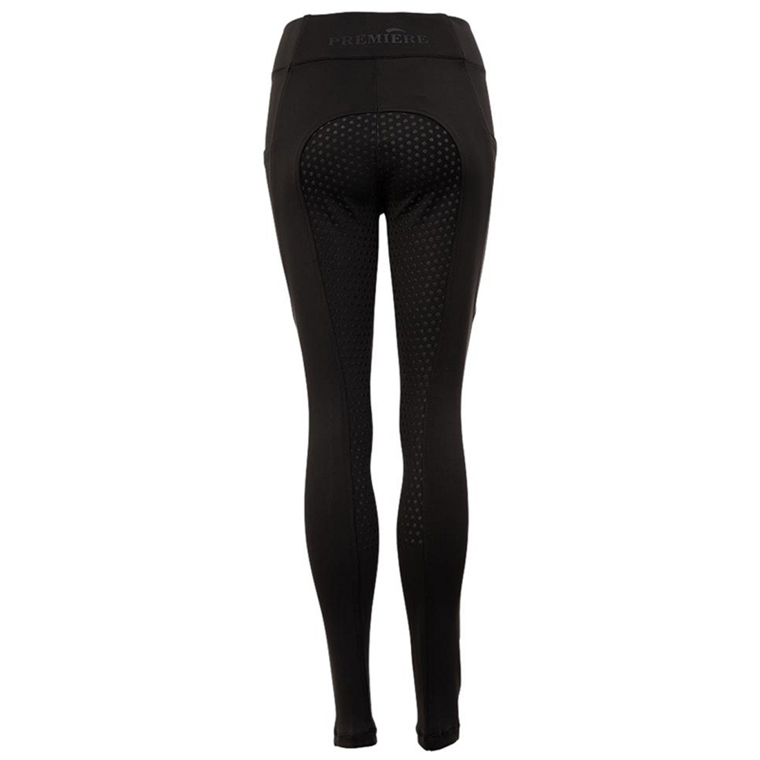 Riding Leggings Bouvardia Silicone Full Seat Black
