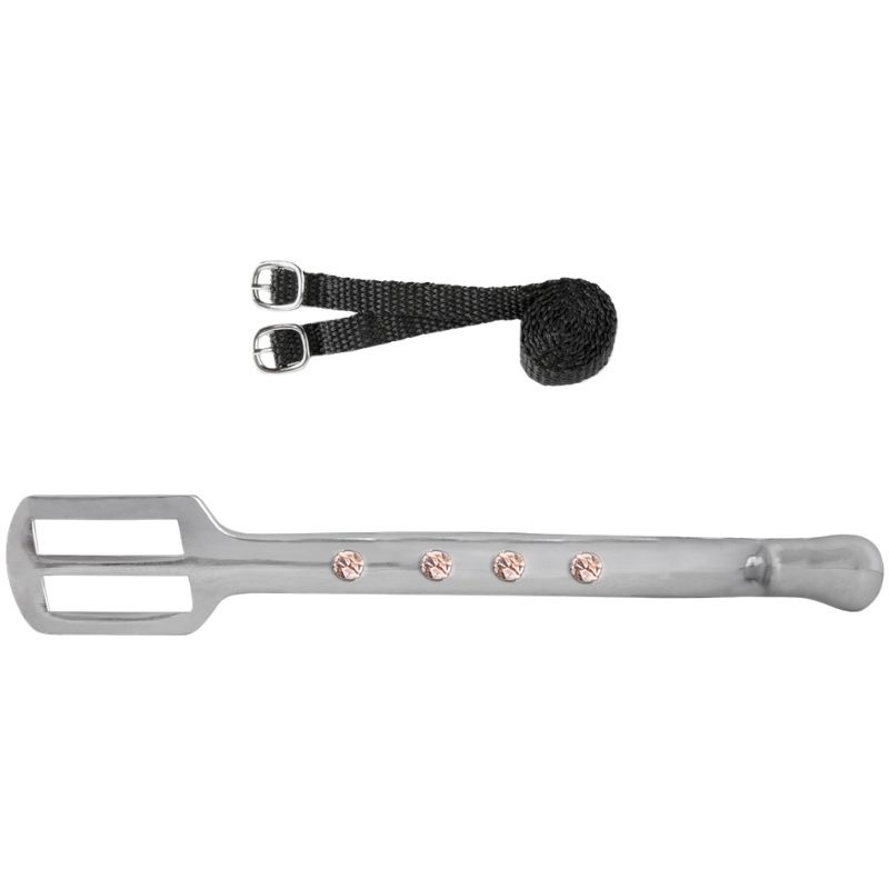 Spurs with Straps Crystal Pink