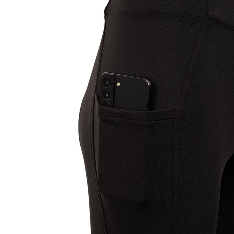 Riding Leggings Children/Junior Bitterroot Silicone Full Seat Black