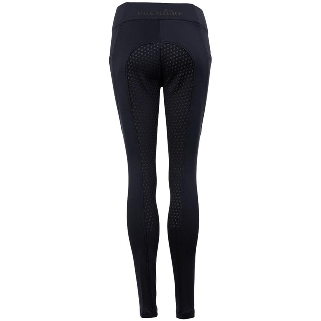 Riding Tights Children/Junior Bitterroot Silicone Full Seat Navy Blue