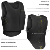 Safety Vest Child/Junior Regular Fit Black Safety Vest Child/Junior Regular Fit Black