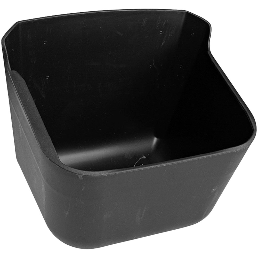 Feed Trough with Spill Edge Black