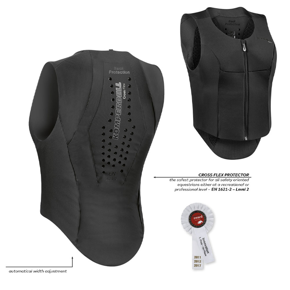 Back Protector Ballistic Flex Fit Slim Black/Silver 