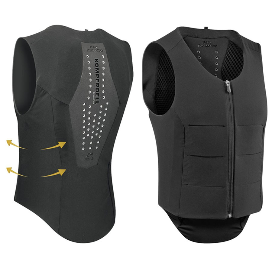 Back Protector Ballistic Flex Fit Black/Silver 