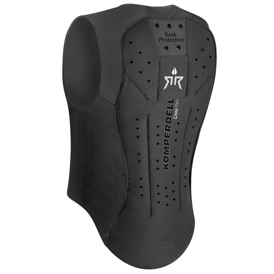 Back Protector Child/Junior Ballistic Flex Fit Champion Black/Silver 
