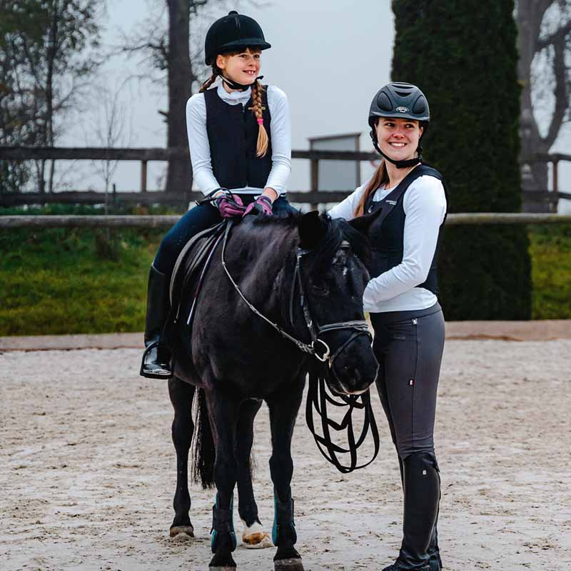 Back Protector Child/Junior Ballistic Flex Fit Champion Black/Silver 