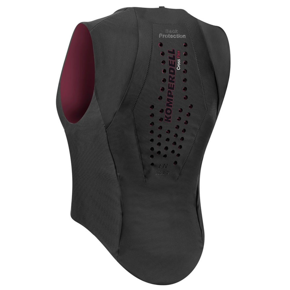 Back Protector Ballistic Flex Fit Slim Black/Bordeaux